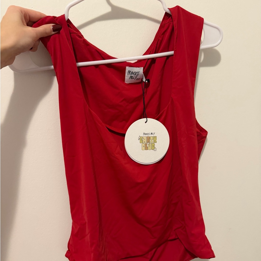 Princess Polly NWT Women's Red Tank Top